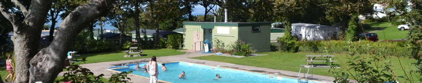 Old pool at Morfa Bychan