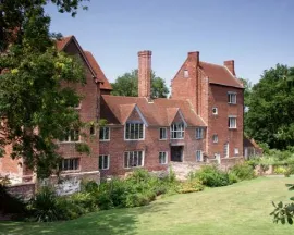 Outside view of Harvington Hall