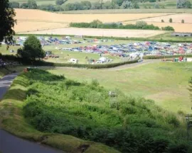 View of the Shelsley Walsh Speed Hill Climb