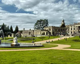 Stunning views over Witley Court and Gardens