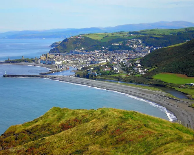 Morfa Bychan view of Aberystwyth