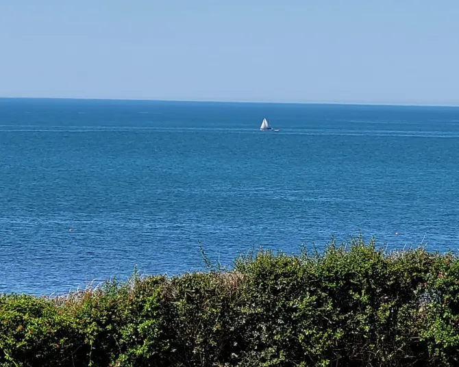 Morfa Bychan sea view