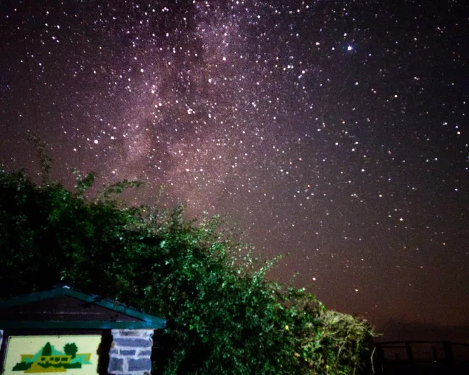 Morfa Bychan night sky