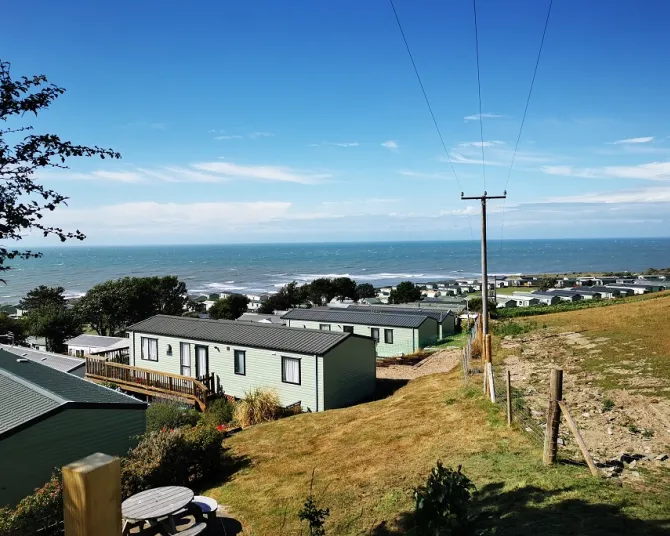 Morfa Bychan sea view